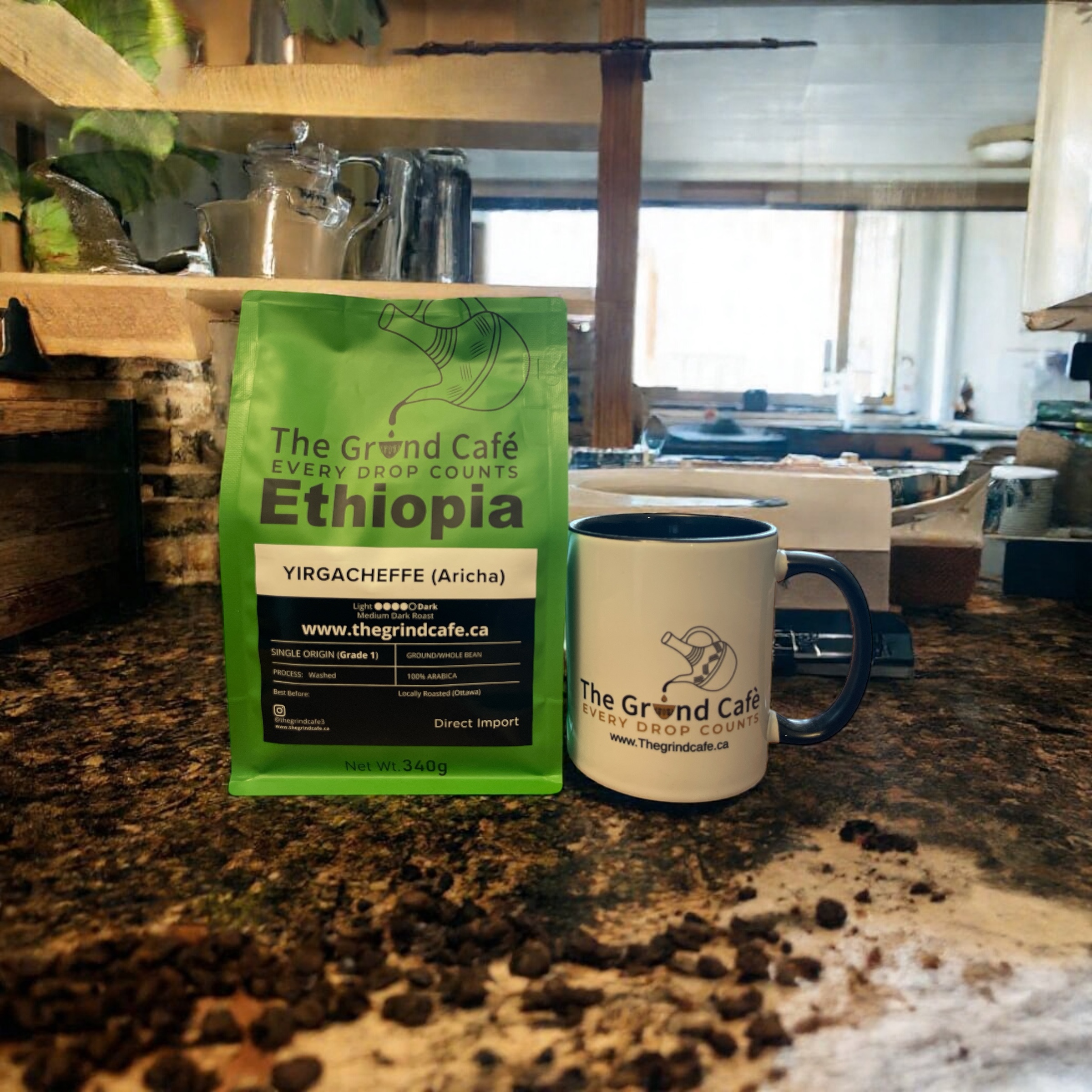 Yirgacheffe coffee bag